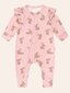 Huxbaby Dusty Pink Bunny Zip Romper (Pre-Order)