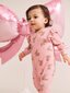 Huxbaby Dusty Pink Bunny Zip Romper (Pre-Order)