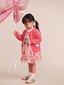 Huxbaby Crochet Bow Cardi - Geranium (Pre-Order)