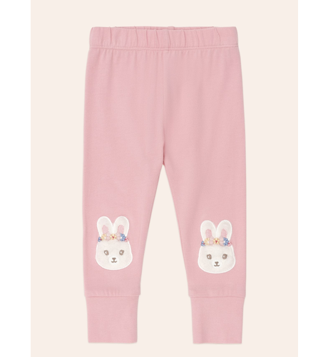 Huxbaby Flower Field Bunny Legging - Dusty Pink (Pre-Order)