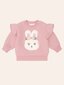 Huxbaby Flower Field Bunny Sweatshirt - Dusty Pink (Pre-Order)