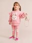 Huxbaby Flower Field Bunny Sweatshirt - Dusty Pink (Pre-Order)