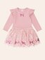 Huxbaby Sequin Bow Tulle Dress - Dusty Pink (Pre-Order)