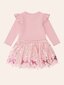 Huxbaby Sequin Bow Tulle Dress - Dusty Pink (Pre-Order)