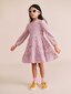 Huxbaby Vintage Floral Puff L/S Shirred Dress - Dusty Pink (Pre-Order)