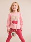 Huxbaby Cherry Bow Puff Sleeve Top - Dusty Pink (Pre-Order)