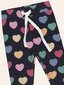 Huxbaby Multi Hearts Rib Legging - Navy Multi (Pre-Order)