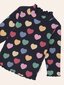 Huxbaby Multi Hearts Rib Skivvy - Navy Multi (Pre-Order)