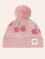 Huxbaby Cherry Bow Beanie - Dusty Pink (Pre-Order)