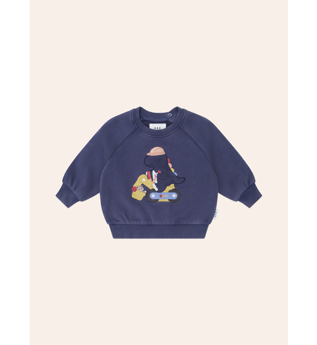 Huxbaby Tradie Dino Trackpant - Washed Navy (Pre-Order)