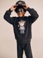 Huxbaby Motorsport Hux Panel Sweatshirt - Soft Black (Pre-Order)