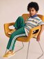 Huxbaby Racer Stripe Trackpant - Emerald (Pre-Order)