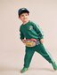 Huxbaby Racer Stripe Sweatshirt - Emerald (Pre-Order)