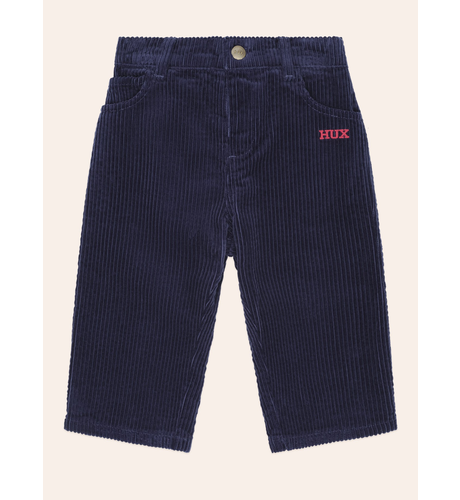 Huxbaby Cord Wide Leg Pant - Navy (Pre-Order)