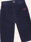 Huxbaby Cord Wide Leg Pant - Navy (Pre-Order)