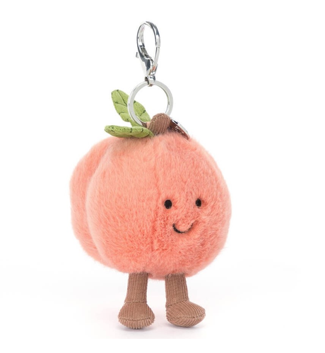 Jellycat Amuseables Peach Bag Charm