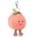 Jellycat Amuseables Peach Bag Charm