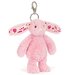 Jellycat Blushkin Blossom Bunny Bag Charm
