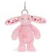 Jellycat Blushkin Blossom Bunny Bag Charm