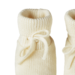 Nature Baby Merino Knit Drawstring Booties - Natural