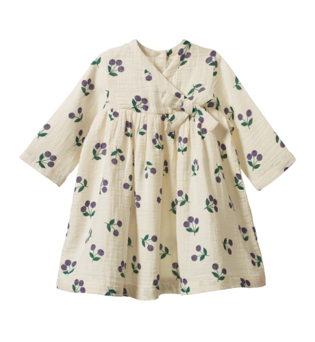 Nature Baby Mabel Dress - Winter Berry Natural Print