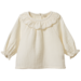 Nature Baby Ruffle Cameron Blouse - Natural