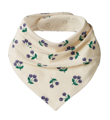 Nature Baby Triangle Bib - Winter Berry Print