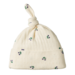 Nature Baby Knotted Beanie Pointelle - Winter Berry Print