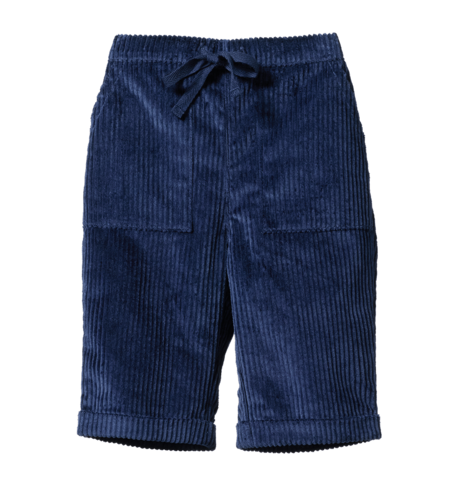 Nature Baby Teddy Cord Pants - Navy