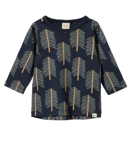 Nature Baby L/S River Tee - Bramblewood Print
