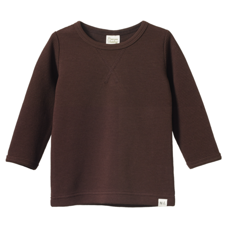 Nature Baby Waffle Tee - Pinecone