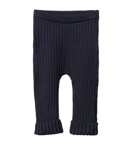 Nature Baby Lou Pants Cotton Knit - Navy