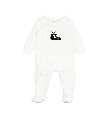 Bebe Angus Velour L/S Zip Onesie