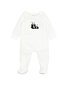 Bebe Angus Velour L/S Zip Onesie