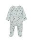 Bebe Angus Print L/S Zip Onesie