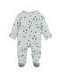 Bebe Angus Print L/S Zip Onesie