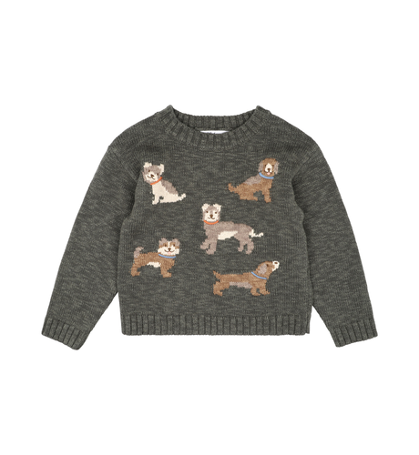 Bebe Austin Dogs Knitted Jumper