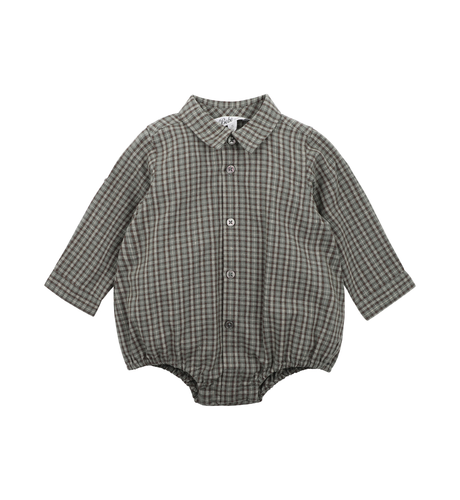 Bebe Austin Check Shirt Bodysuit