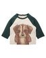 Bebe Austin 3D Dog Baby Tee
