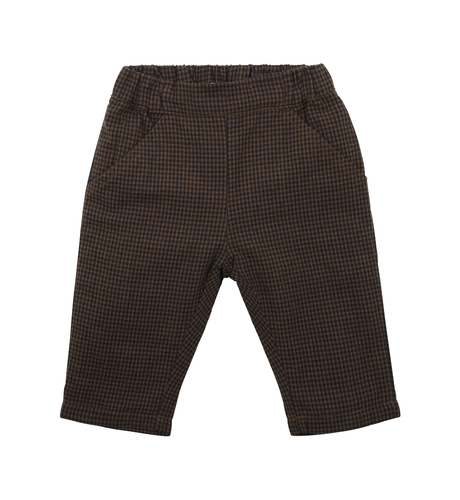 Bebe Liam Check Pull On Baby Pants