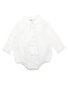 Bebe Liam Ivory Shirt Bodysuit