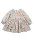 Bebe Olive Print Overlay Baby Dress