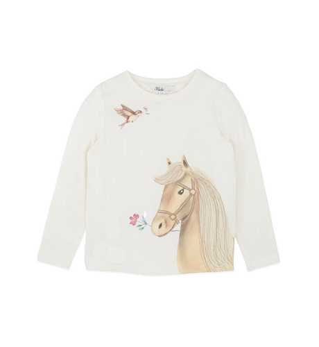 Bebe Winnie Horse Organic L/S Tee