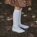 Bebe Cloud Pointelle Knee High Socks