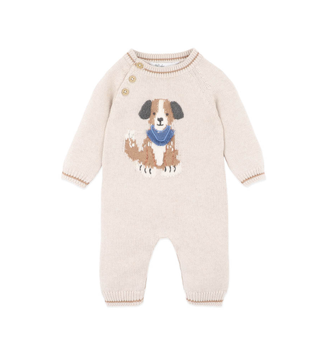 Bebe Otto Organic Knitted Dog Romper