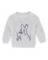 Bebe Bunny Hand Emb Knit Baby Jumper