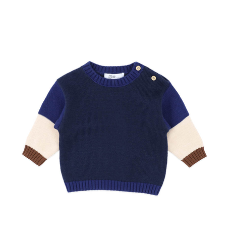 Bebe Jake Block Knitted Baby Jumper