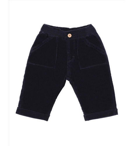 Bebe Jake Navy Pull On Baby Pants