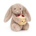Jellycat Bashful Beige Birthday Bunny (Pre-order, stock due 20 Mar)