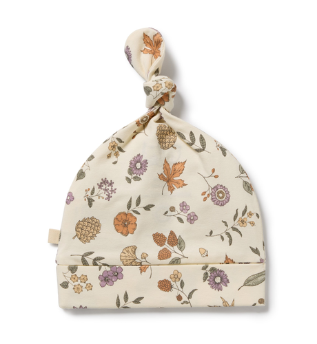 Maple Glow Organic Knot Hat